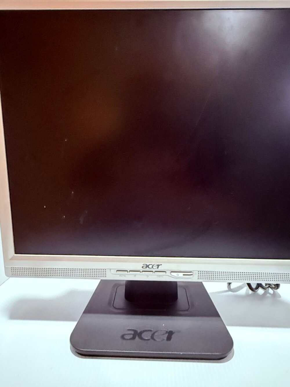 Acer AL1917 19" LCD Silver Monitor Widescreen 16:10 Tested w/ Stand